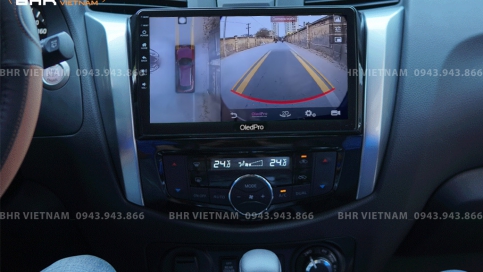 Màn hình DVD Oled Pro X5S liền camera 360 Nissan Navara 2021 - nay